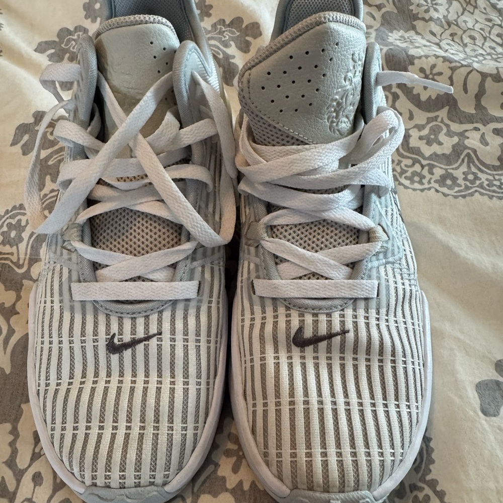 Nike Gray and White Athletic Shoes